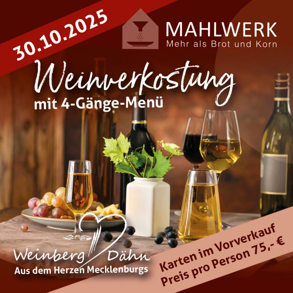 Weinverkostung im MAHLWERK